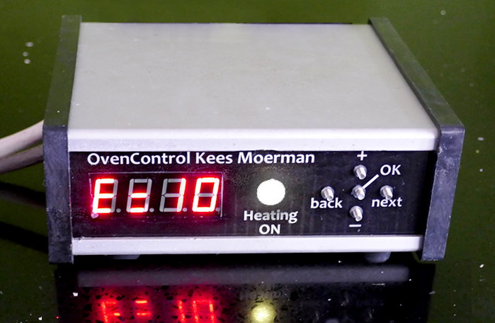 Eindresultaat van de ovencontroller