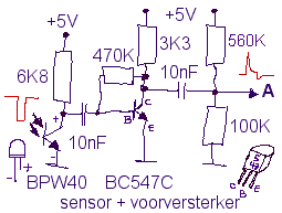 Sensor en versterker