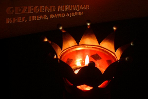 Kerst 2006: een simpel kaarsje